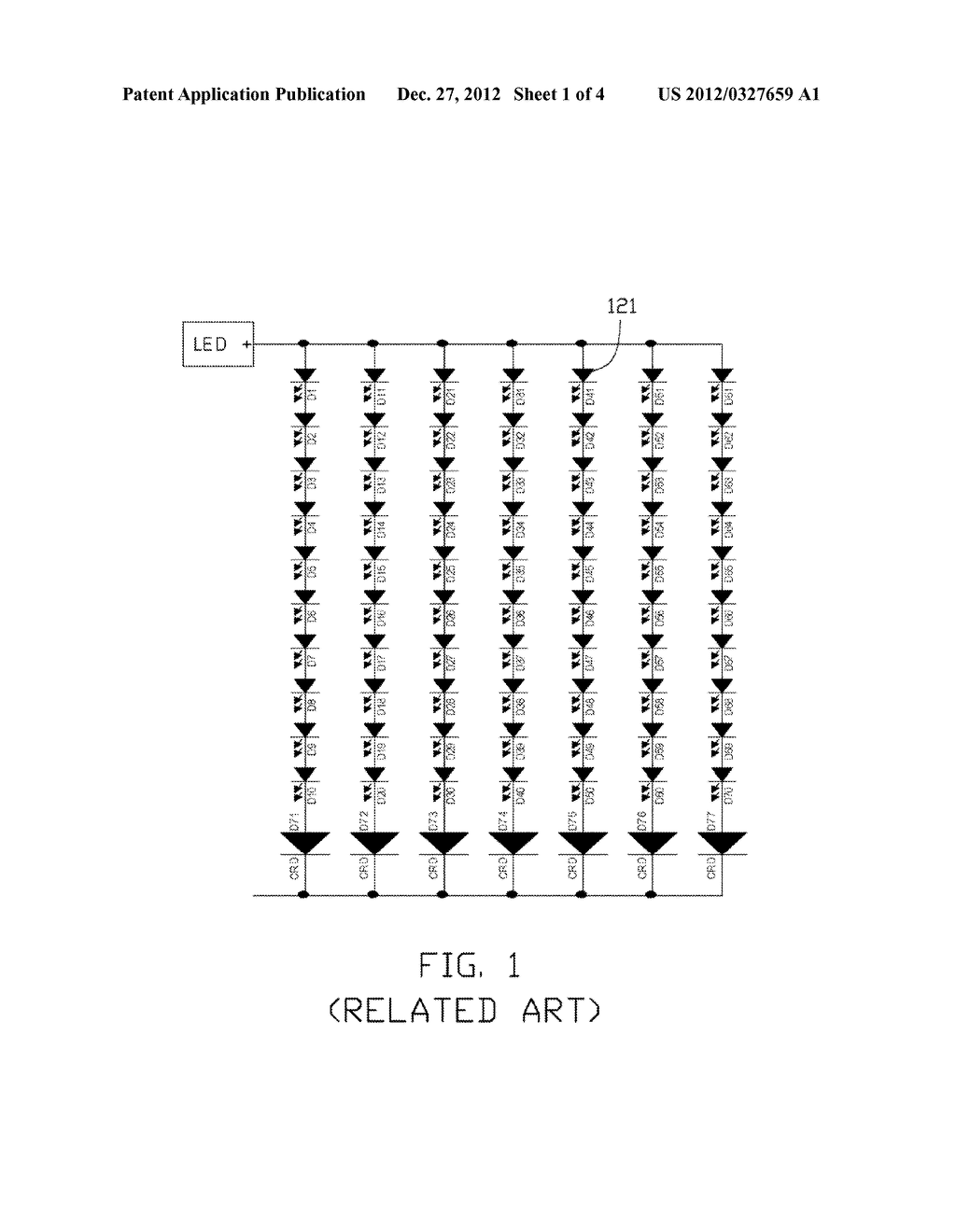 LED ILLUMINATING DEVICE AND LED MATRIX - diagram, schematic, and image 02