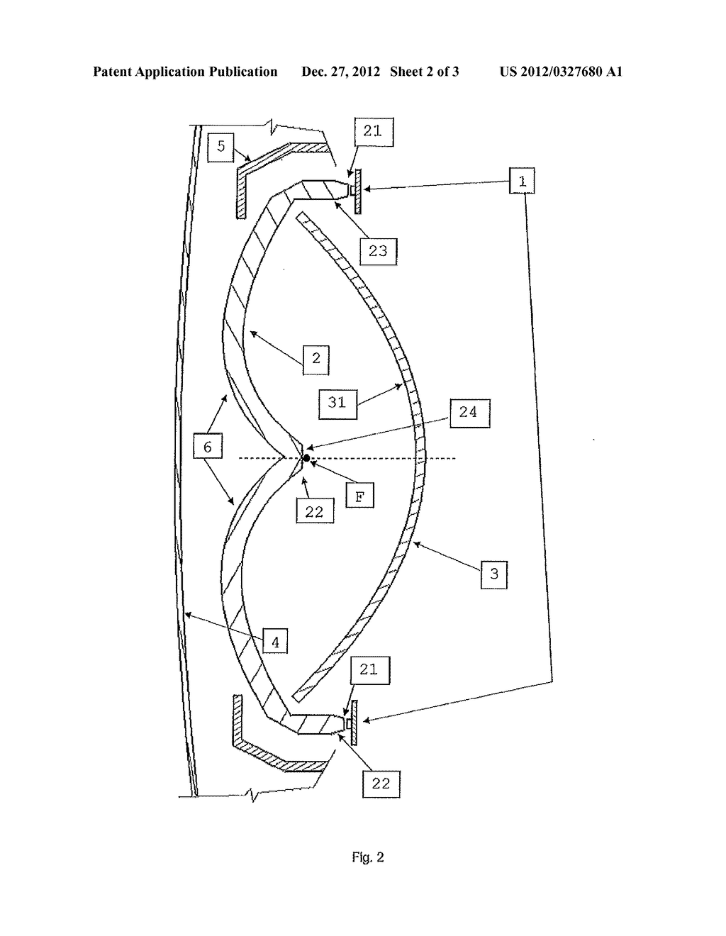 REFLECTOR SIGNAL LAMP HAVING A HIDDEN LIGHT SOURCE - diagram, schematic, and image 03