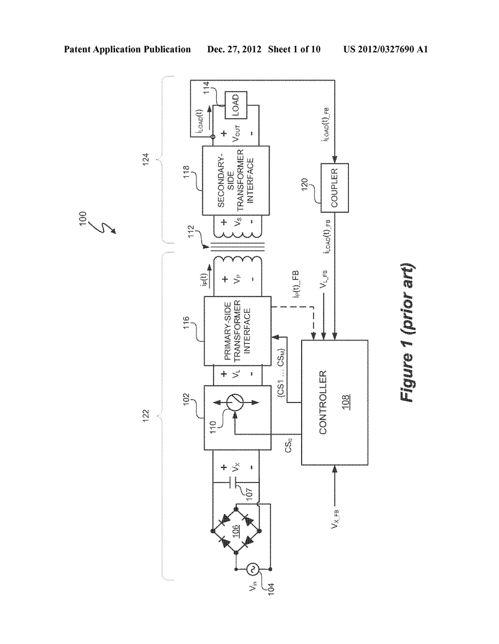 Primary-Side Based Control Of Econdary-Side Current For A Transformer - diagram, schematic, and image 02