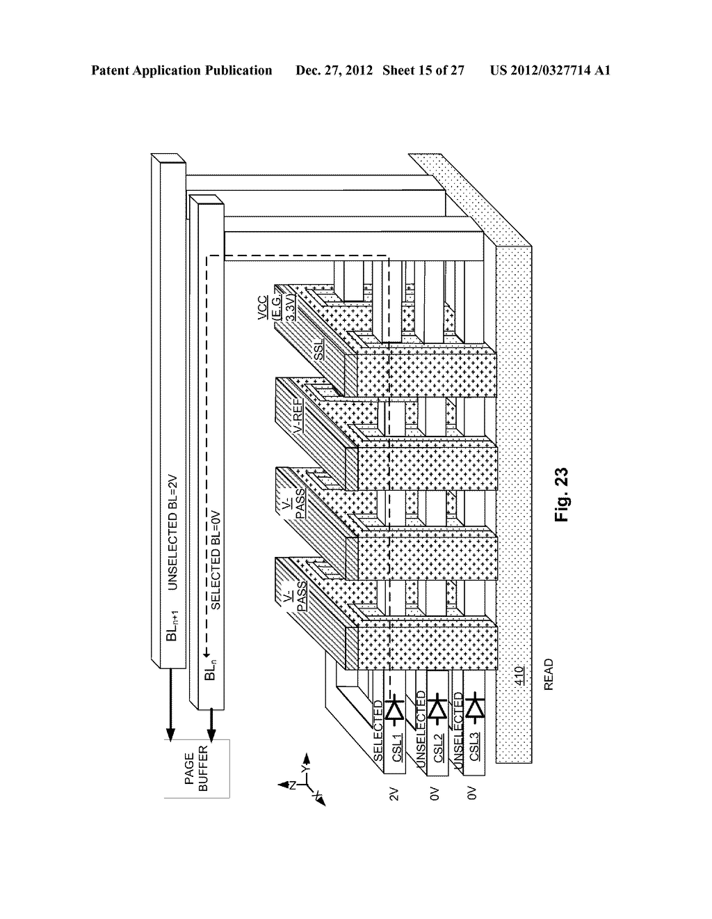 Memory Architecture of 3D Array With Diode in Memory String - diagram, schematic, and image 16