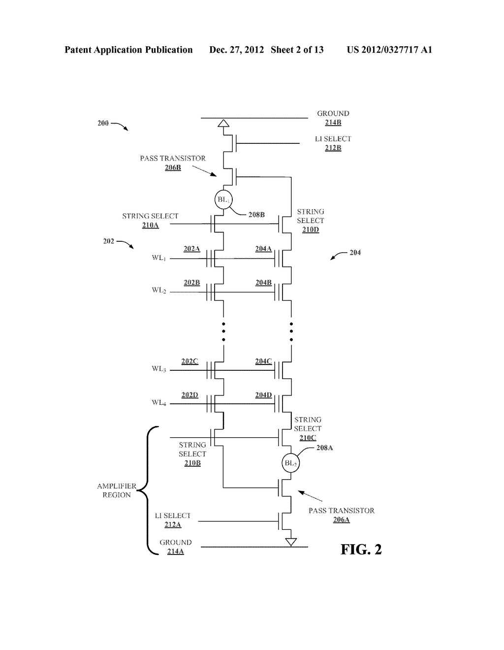 HIGH READ SPEED MEMORY WITH GATE ISOLATION - diagram, schematic, and image 03