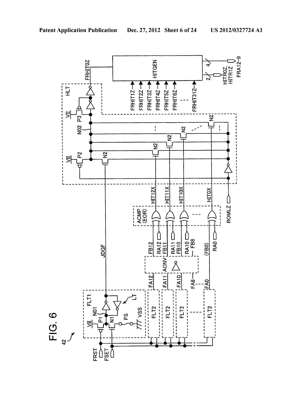 SEMICONDUCTOR MEMORY WITH REDUNDANT WORD LINES, SYSTEM, AND METHOD OF     MANUFACTURING SEMICONDUCTOR MEMORY - diagram, schematic, and image 07