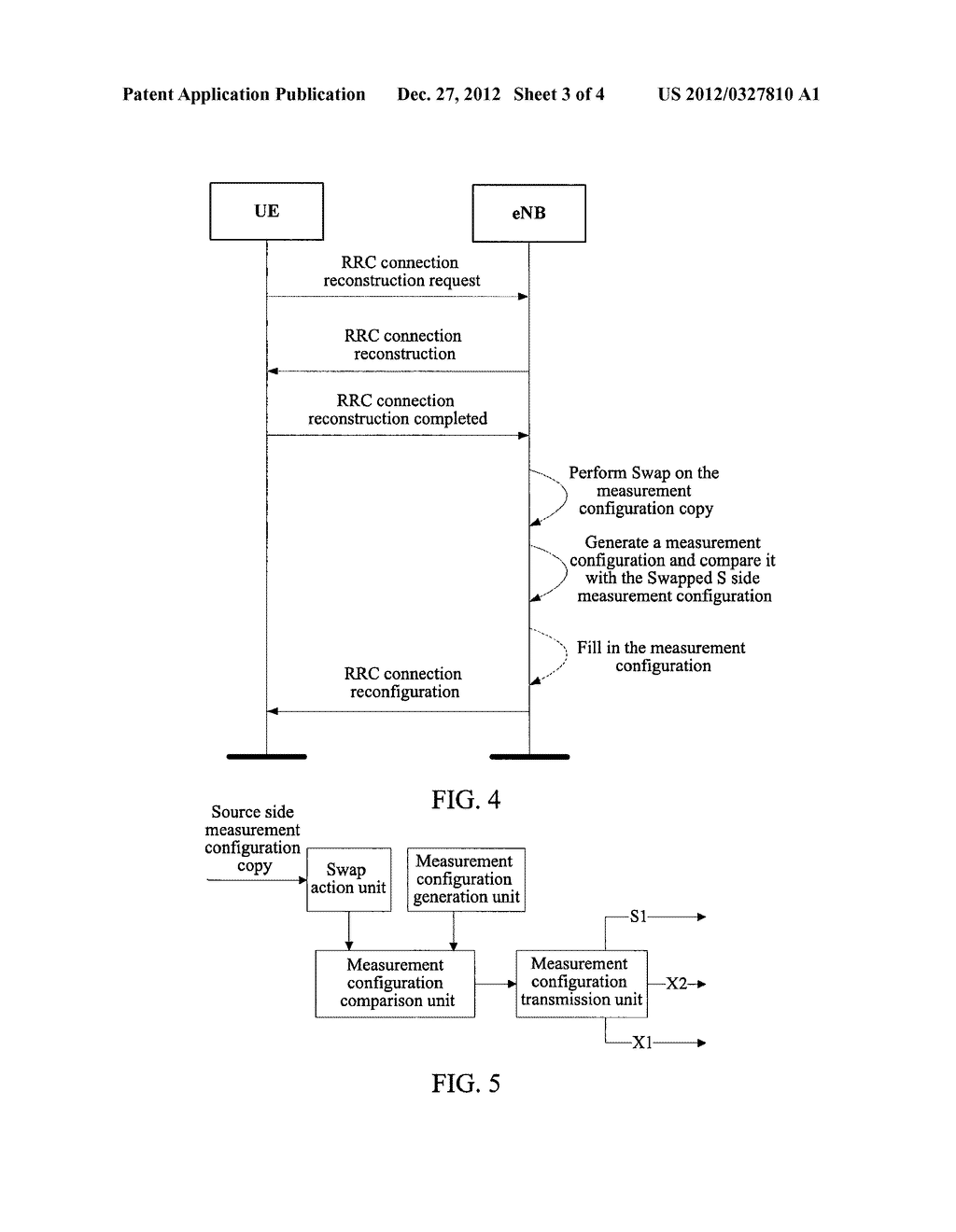 METHOD AND DEVICE FOR SENDING INTER-FREQUENCY MEASUREMENT CONFIGURATIONS     DOWNWARDS - diagram, schematic, and image 04