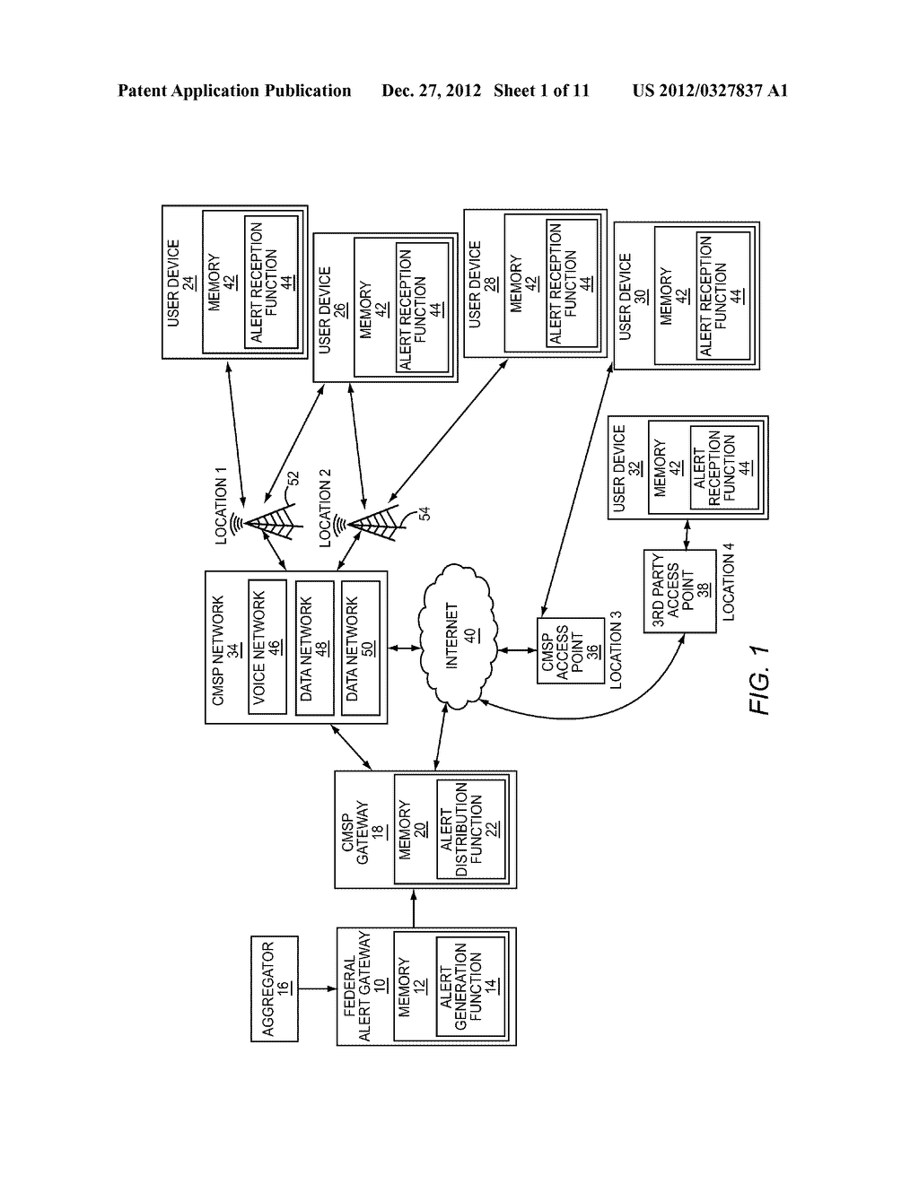 METHOD, APPARATUS AND SYSTEM FOR PROVIDING EMERGENCY ALERTS TO MOBILE     DEVICES - diagram, schematic, and image 02