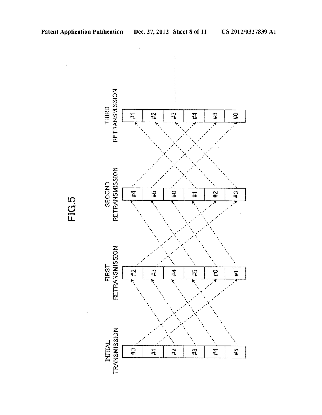 RADIO COMMUNICATION APPARATUS AND A METHOD OF TRANSMITTING A     RETRANSMISSION PACKET - diagram, schematic, and image 09