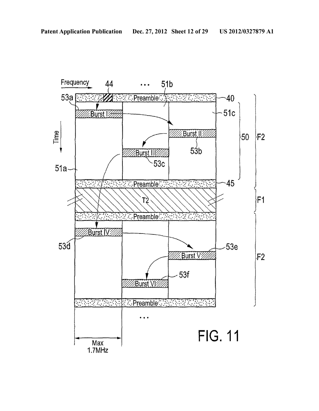 TRANSMISSION APPARATUS AND METHOD FOR TRANSMISSION OF DATA IN A     MULTI-CARRIER BROADCAST SYSTEM - diagram, schematic, and image 13