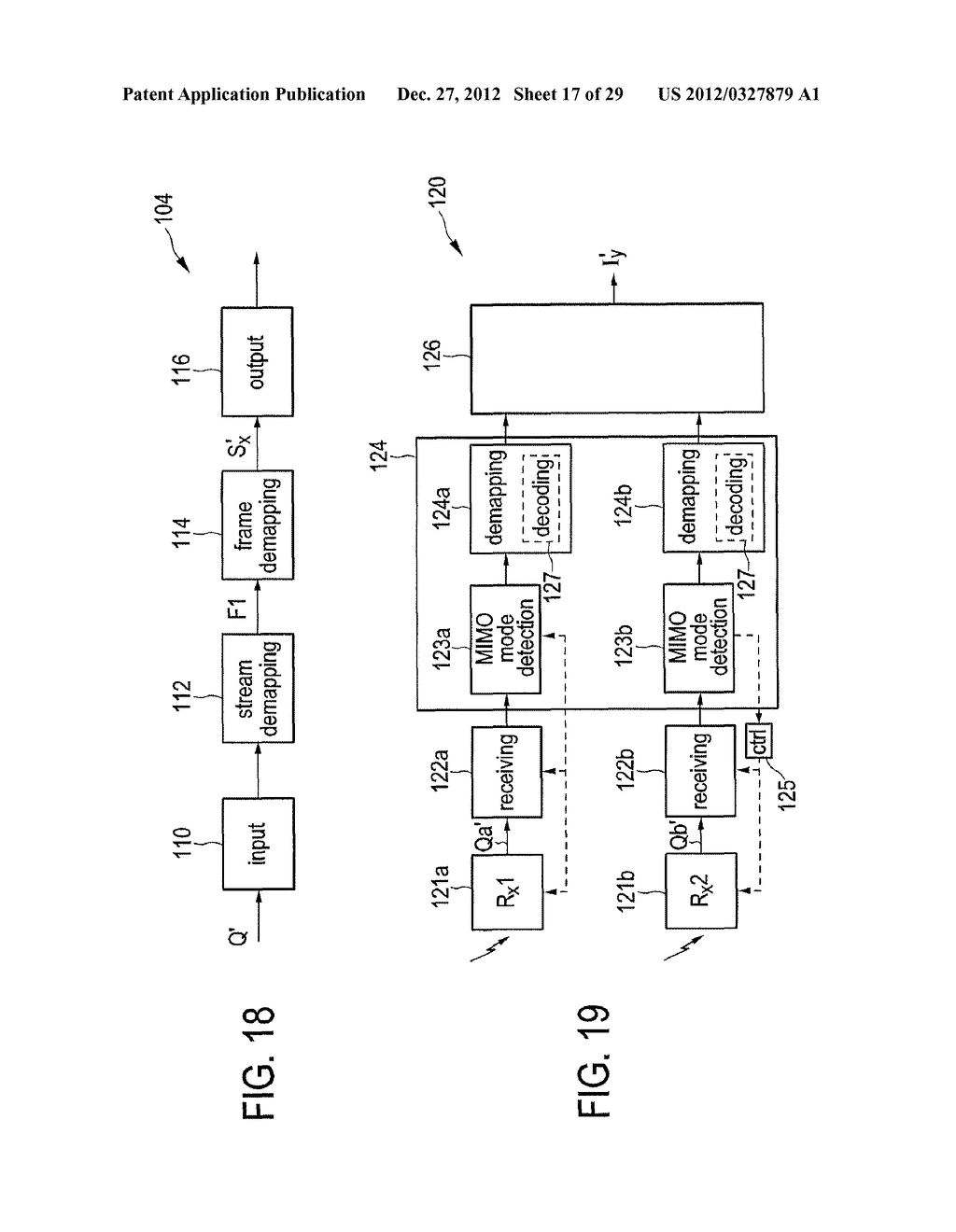 TRANSMISSION APPARATUS AND METHOD FOR TRANSMISSION OF DATA IN A     MULTI-CARRIER BROADCAST SYSTEM - diagram, schematic, and image 18