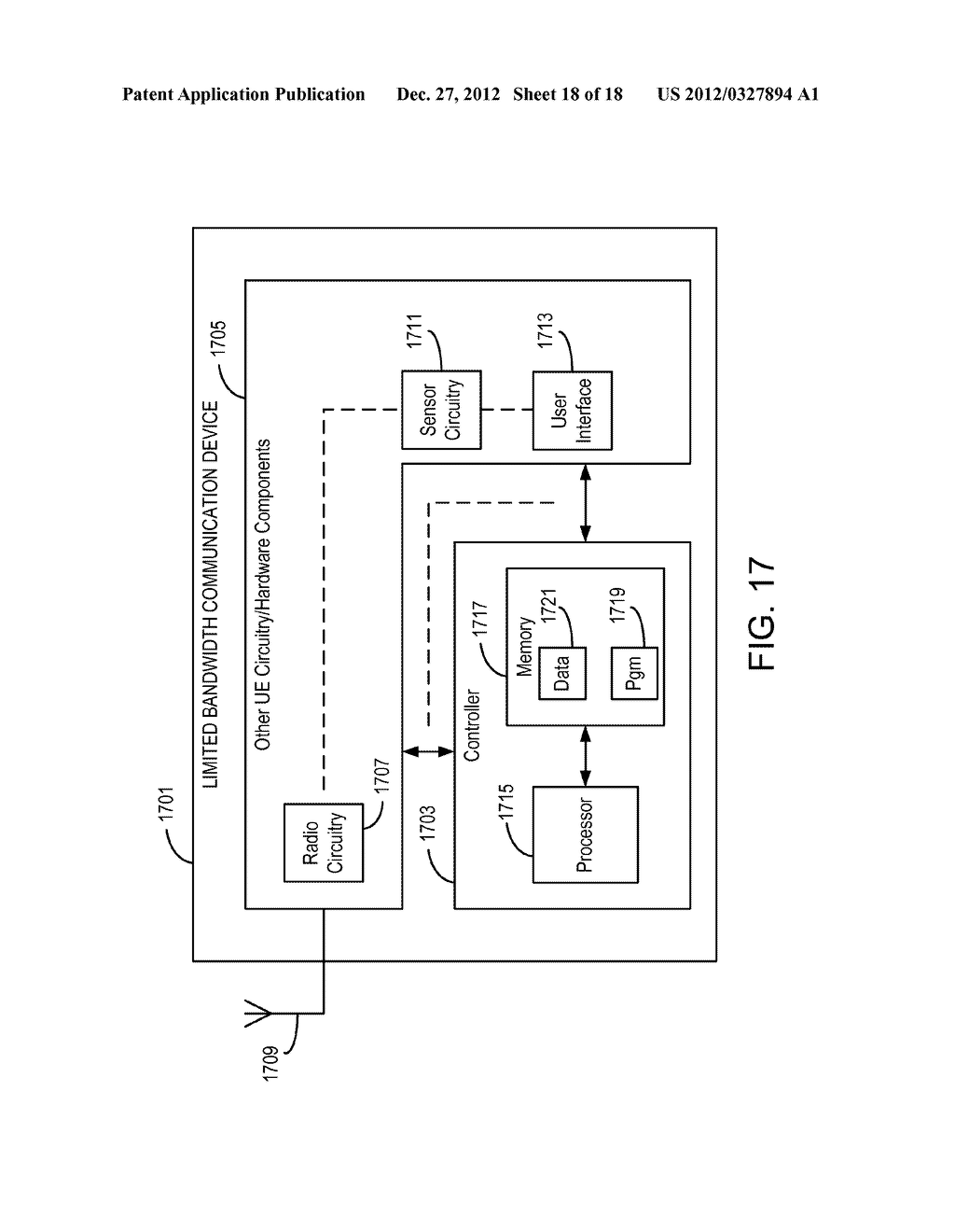 Cellular Communication System Support for Limited Bandwidth Communication     Devices - diagram, schematic, and image 19