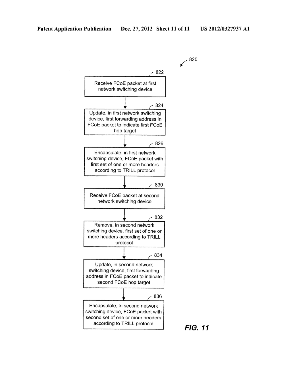 FCOE OVER TRILL - diagram, schematic, and image 12