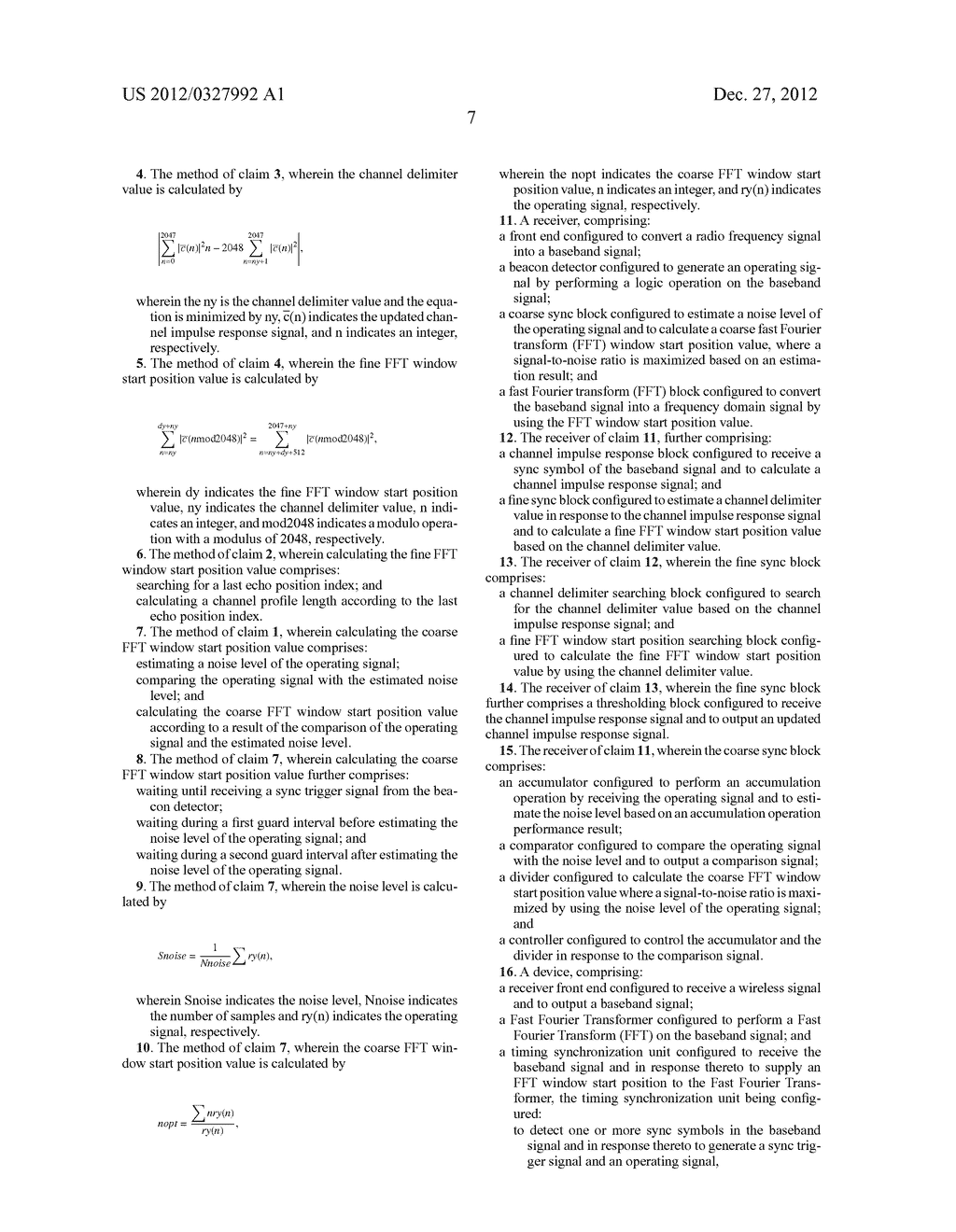 RECEIVER AND METHOD OF RECEIVING SIGNAL FOR REDUCING INTERSYMBOL     INTERFERENCE - diagram, schematic, and image 22