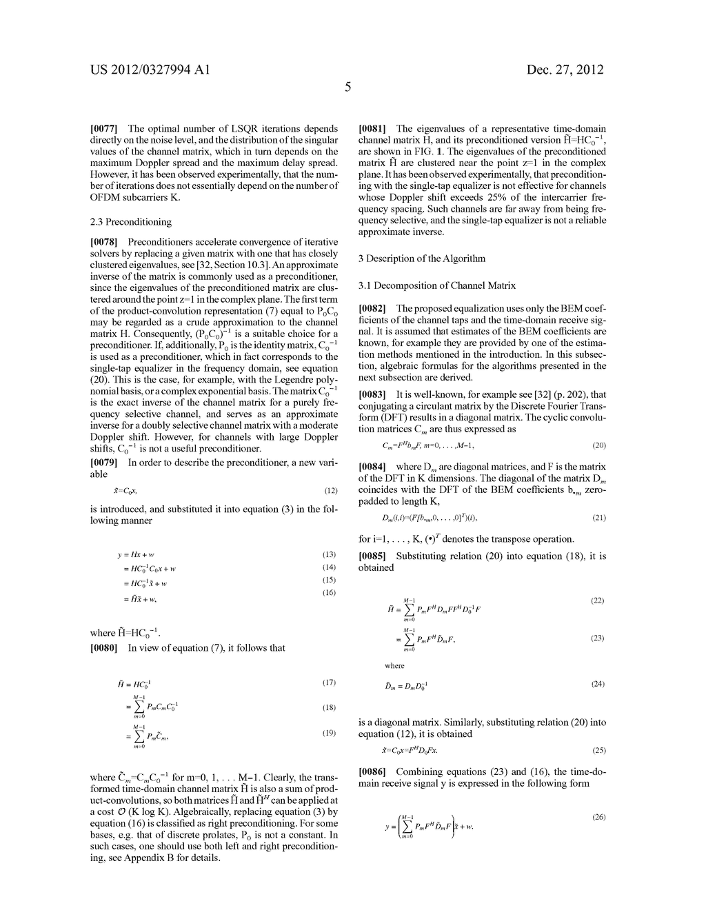 METHOD FOR CHANNEL EQUALIZATION - diagram, schematic, and image 12