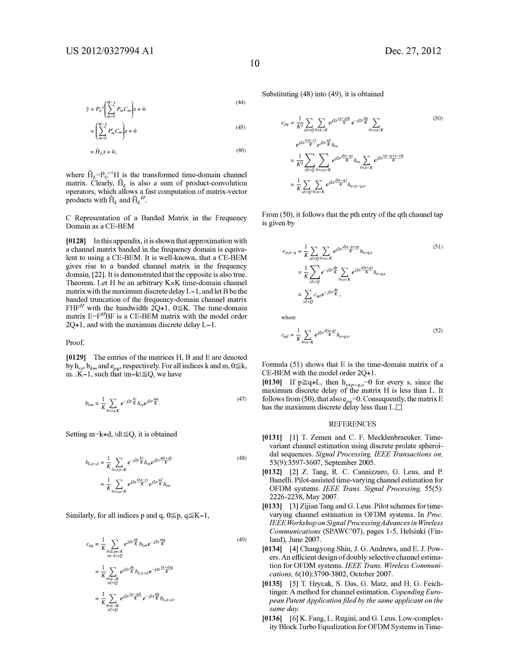 METHOD FOR CHANNEL EQUALIZATION - diagram, schematic, and image 17