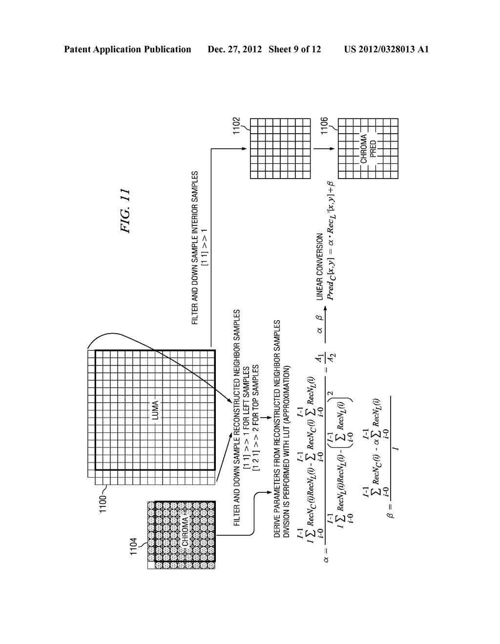 Luma-Based Chroma Intra-Prediction for Video Coding - diagram, schematic, and image 10