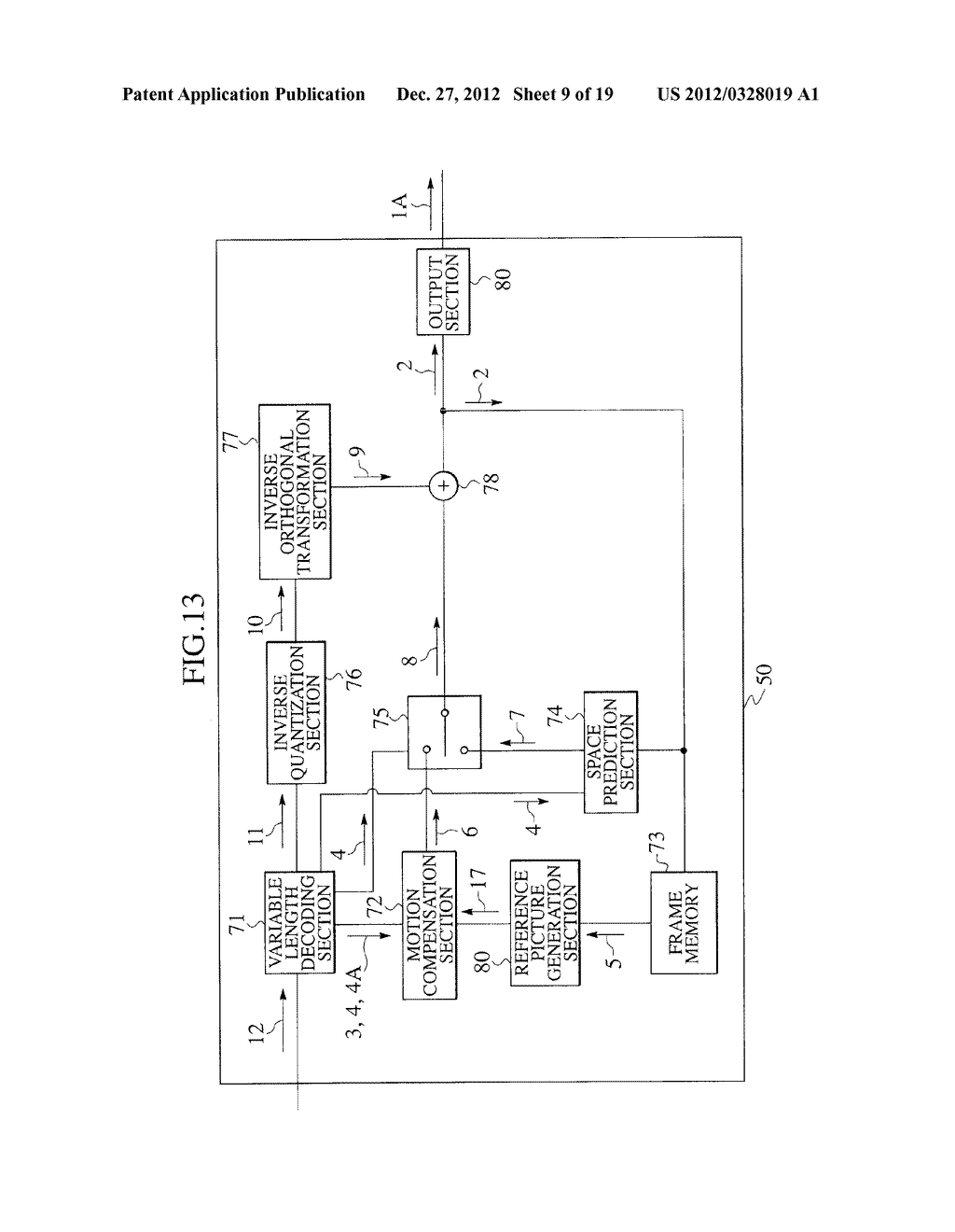 MOVING PICTURE ENCODING DEVICE, MOVING PICTURE DECODING DEVICE, MOVING     PICTURE ENCODING METHOD, MOVING PICTURE DECODING METHOD, PROGRAM, AND     COMPUTER READABLE RECORDING MEDIUM STORING PROGRAM - diagram, schematic, and image 10