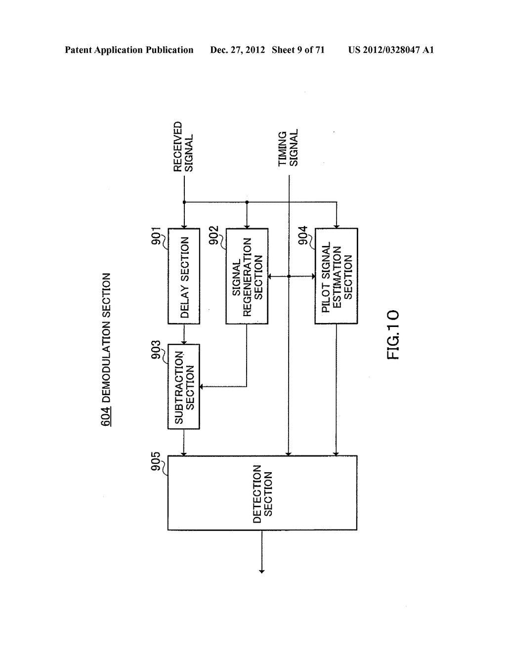 TRANSMISSION DEVICE, RECEPTION  DEVICE, AND RADIO COMMUNICATION METHOD - diagram, schematic, and image 10