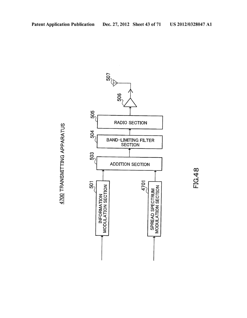 TRANSMISSION DEVICE, RECEPTION  DEVICE, AND RADIO COMMUNICATION METHOD - diagram, schematic, and image 44