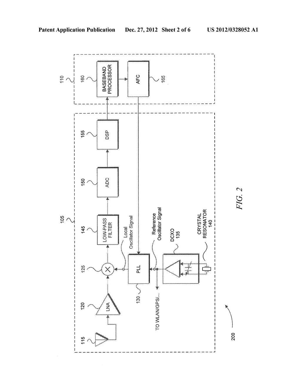 Spur Mitigation For Radio Frequency Receivers Utilizing A Free-Running     Crystal - diagram, schematic, and image 03