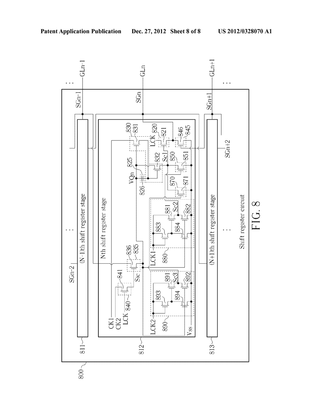 SHIFT REGISTER CIRCUIT - diagram, schematic, and image 09