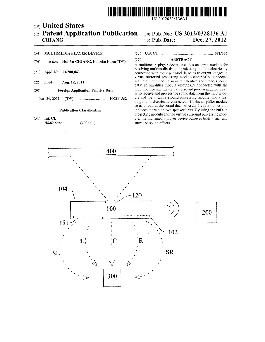 MULTIMEDIA PLAYER DEVICE - diagram, schematic, and image 01