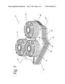 Horn enclosure for combining sound output diagram and image