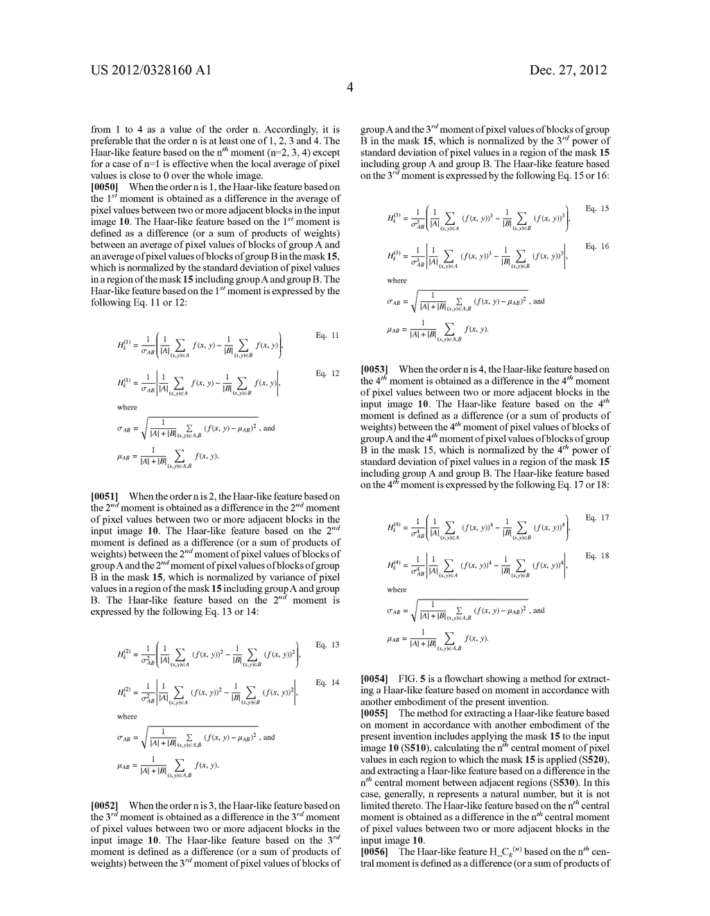 METHOD FOR DETECTING AND RECOGNIZING OBJECTS OF AN IMAGE USING HAAR-LIKE     FEATURES - diagram, schematic, and image 14