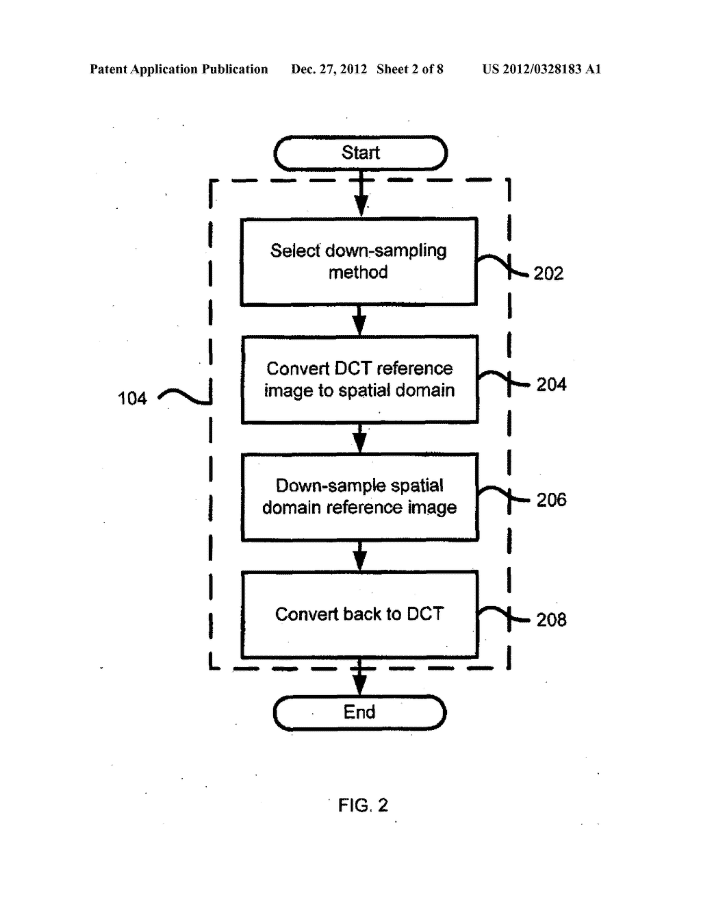 METHOD AND DEVICE FOR SELECTING TRANSFORM MATRICES FOR DOWN-SAMPLING DCT     IMAGE USING LEARNING WITH FORGETTING ALGORITHM - diagram, schematic, and image 03