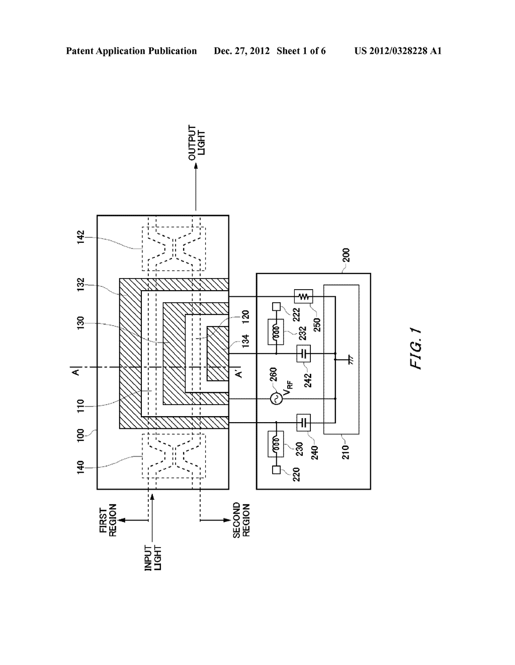 OPTICAL DEVICE AND OPTICAL MODULATION APPARATUS - diagram, schematic, and image 02