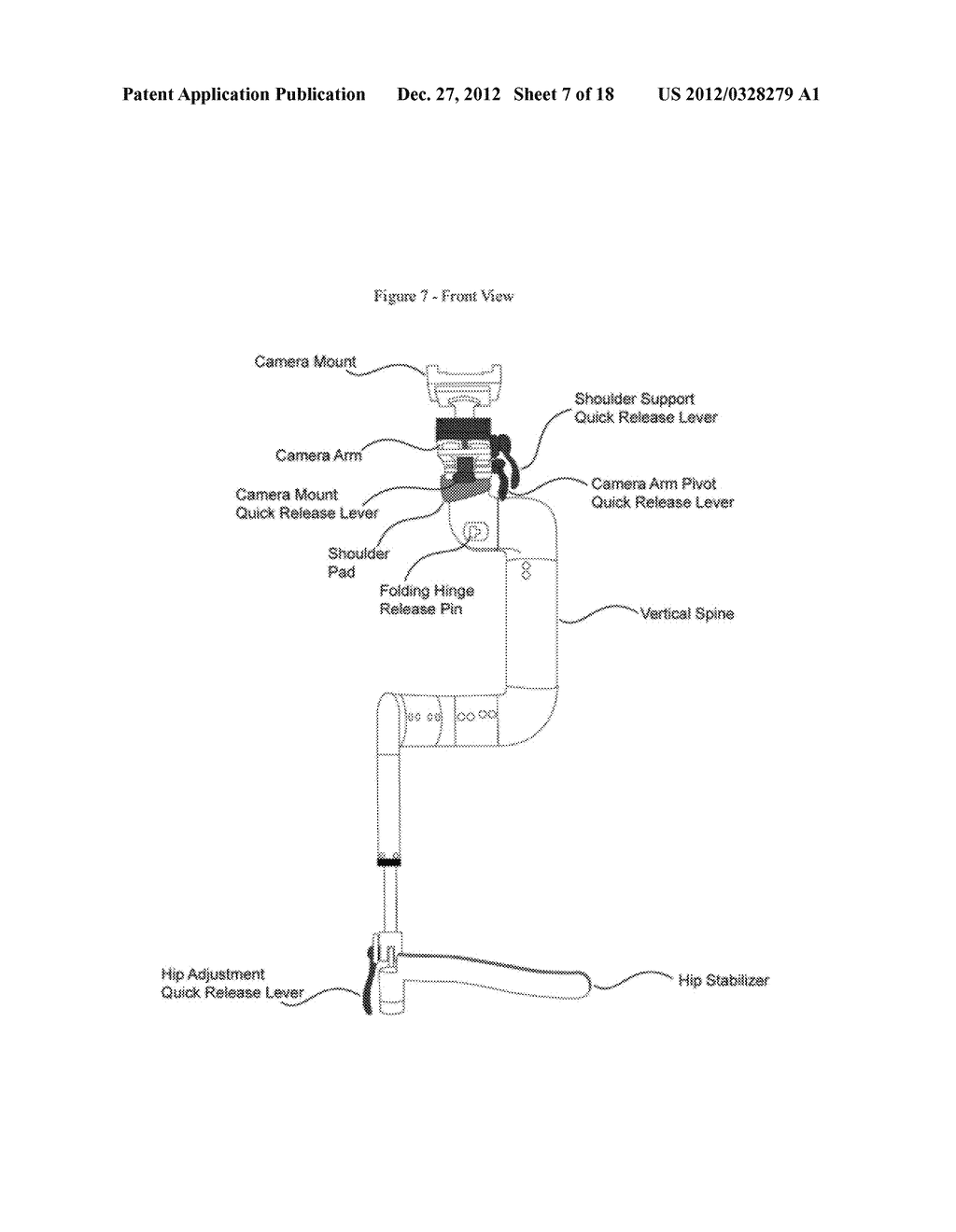 Shoulder Mounted Camera Support and Stabilizer - diagram, schematic, and image 08