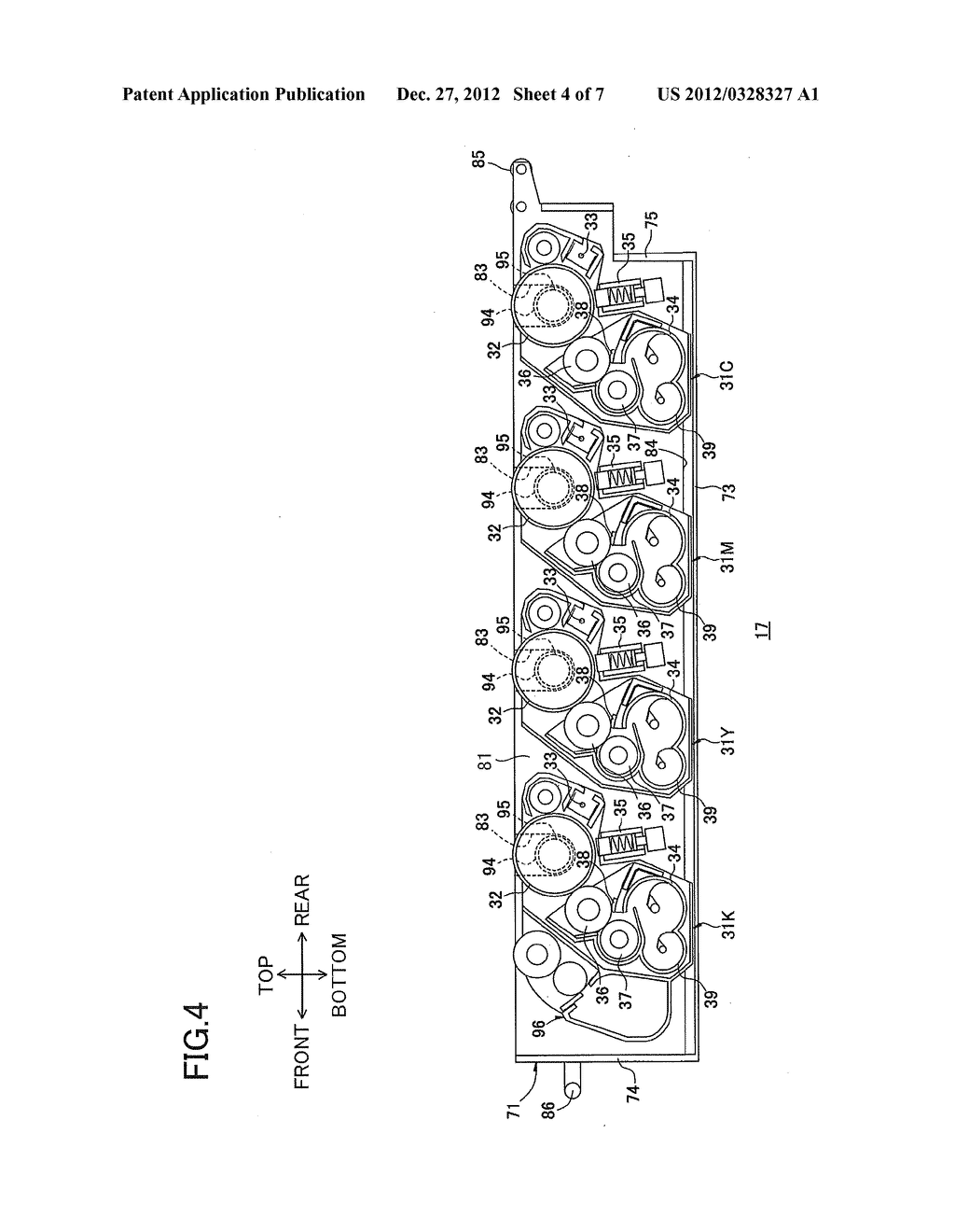 Image Forming Apparatus Having Photosensitive Drum Moving Mechanism - diagram, schematic, and image 05