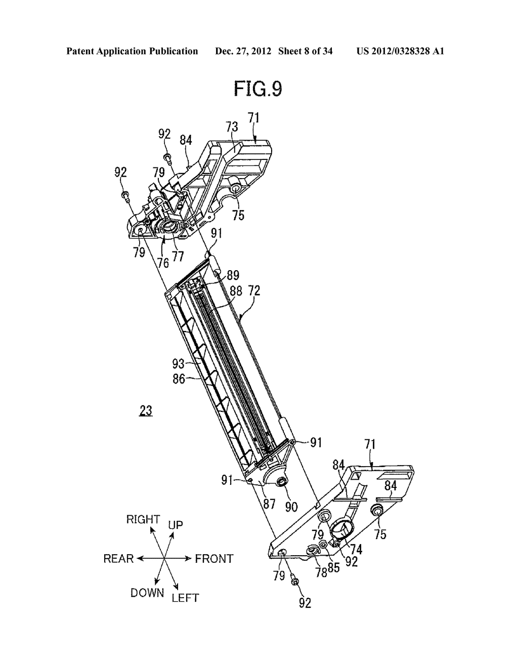 TANDEM PHOTOSENSITIVE-MEMBER UNIT HAVING GRIP PART - diagram, schematic, and image 09