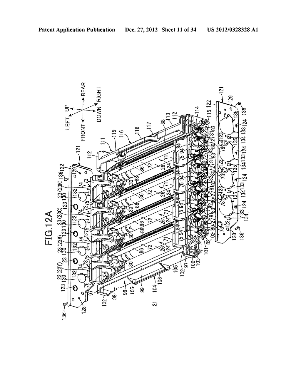 TANDEM PHOTOSENSITIVE-MEMBER UNIT HAVING GRIP PART - diagram, schematic, and image 12