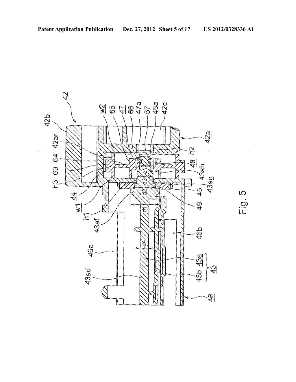 ROTATION TRANSMISSION UNIT, REPLACEMENT UNIT, DEVELOPER CONTAINER AND     IMAGE FORMING APPARATUS - diagram, schematic, and image 06