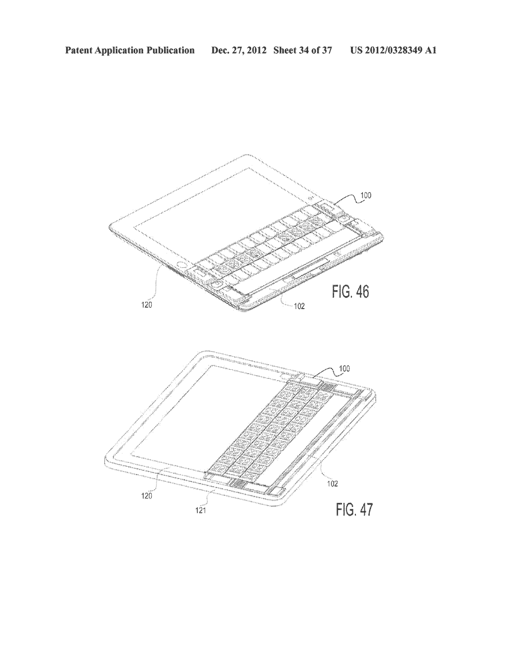 KEYBOARD OVERLAY FOR OPTIMAL TOUCH TYPING ON A PROXIMITY-BASED TOUCH     SCREEN - diagram, schematic, and image 35