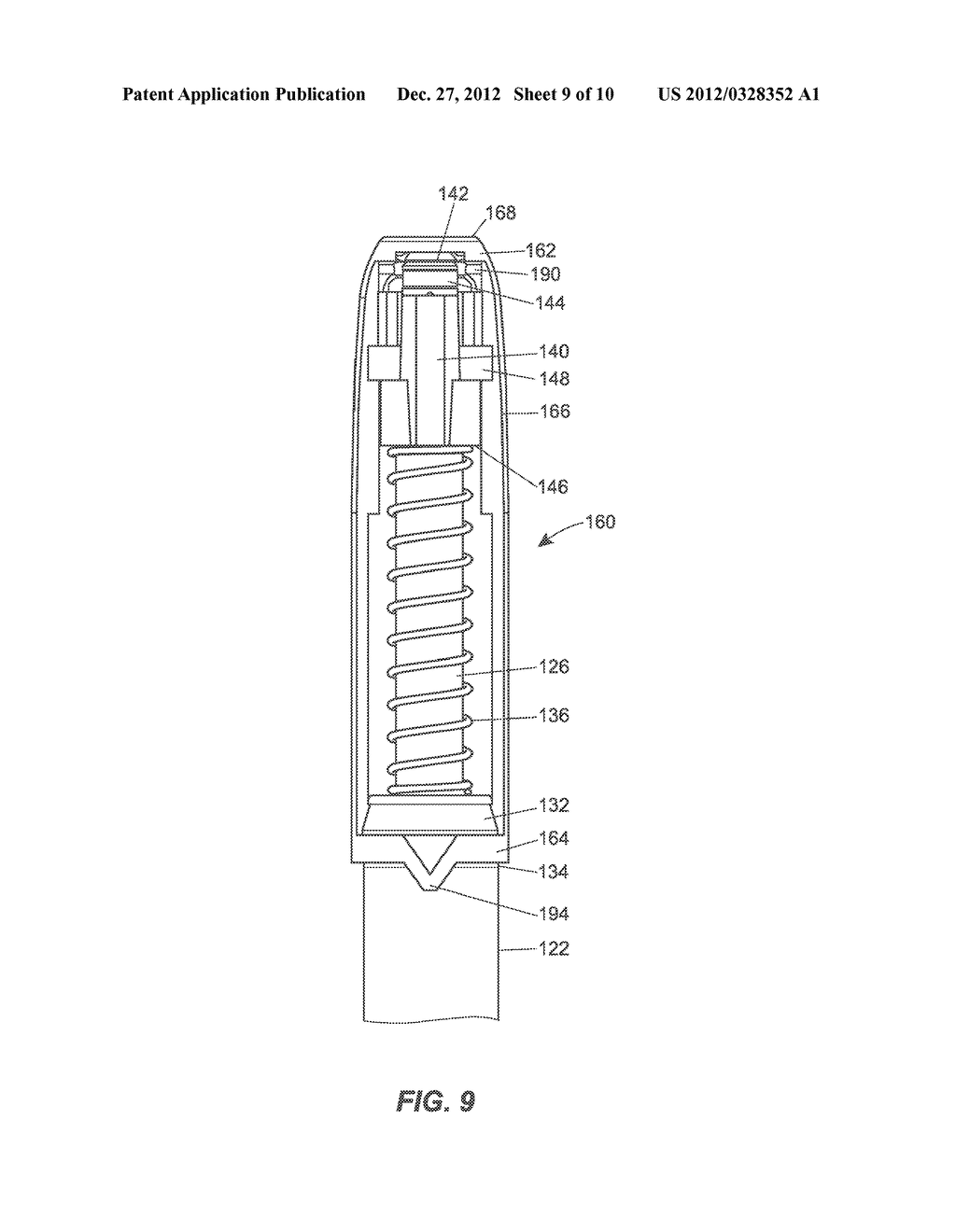 RETRACTABLE INSTRUMENT HAVING A TWO STAGE PROTRACTION/RETRACTION SEQUENCE - diagram, schematic, and image 10