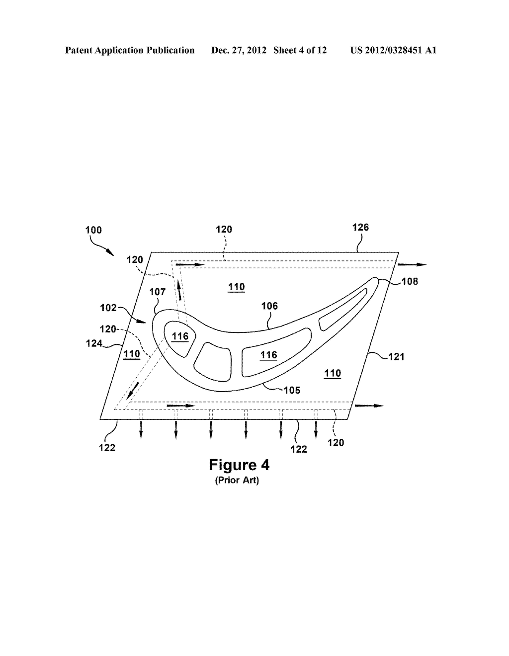 PLATFORM COOLING PASSAGES AND METHODS FOR CREATING PLATFORM COOLING     PASSAGES IN TURBINE ROTOR BLADES - diagram, schematic, and image 05