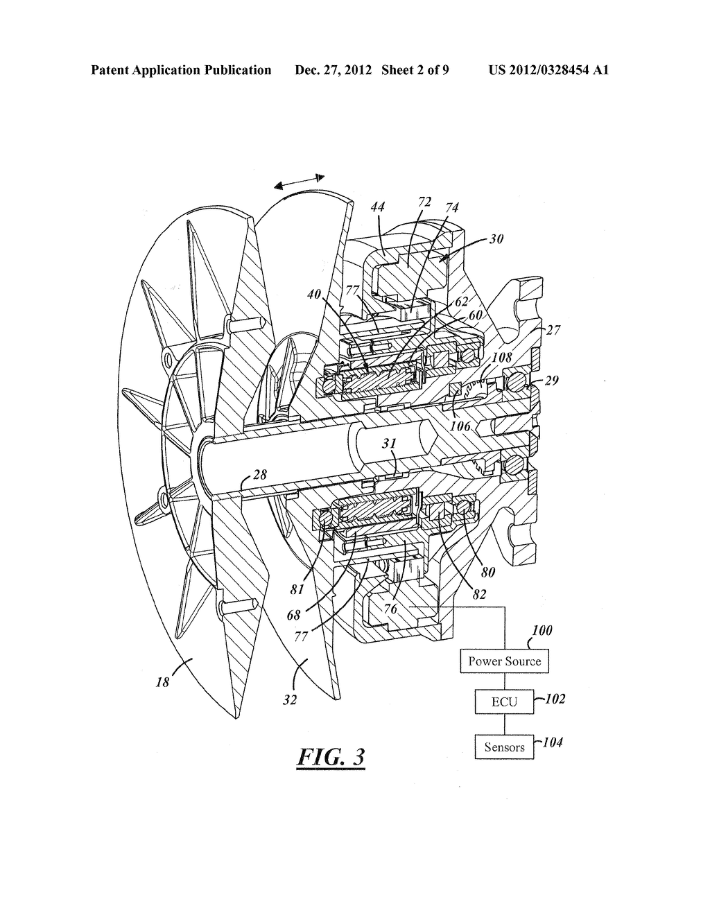 HYBRID FAN DRIVE WITH CVT AND ELECTRIC MOTOR - diagram, schematic, and image 03