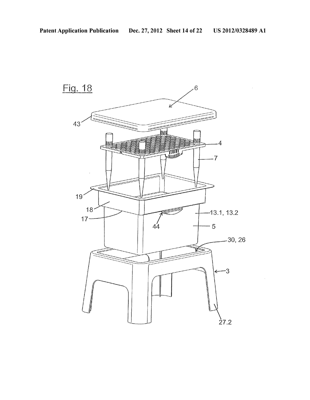 Device for providing pipette tips - diagram, schematic, and image 15