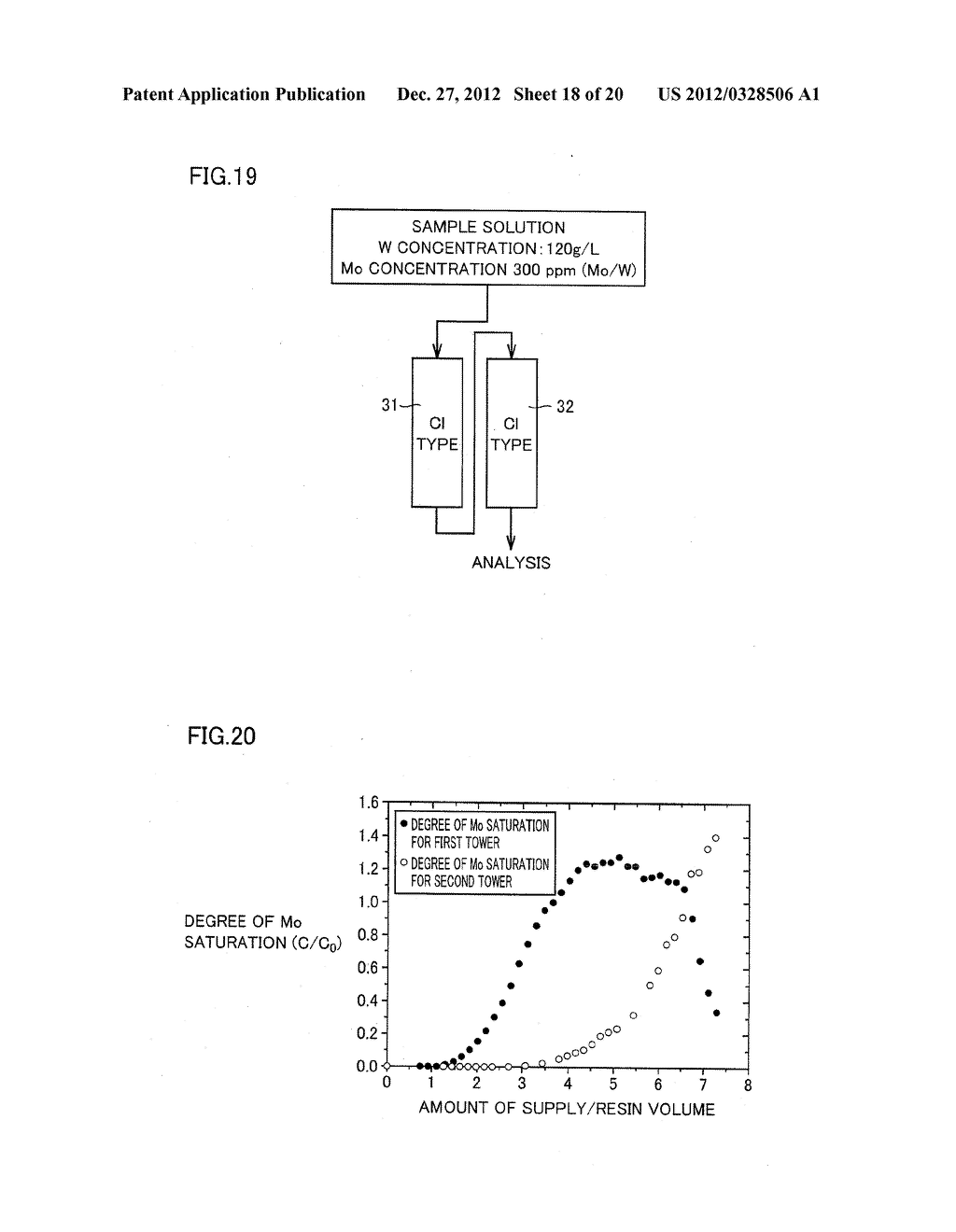 METHOD FOR PRODUCING AMMONIUM TUNGSTATE AQUEOUS SOLUTION - diagram, schematic, and image 19