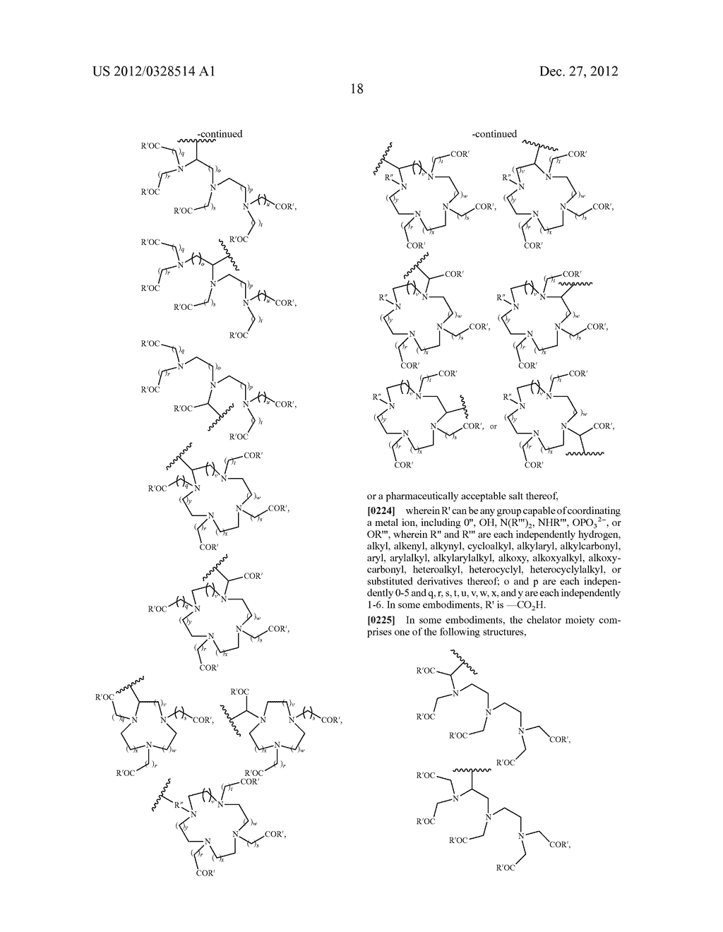 N-ALKOXYAMIDE CONJUGATES AS IMAGING AGENTS - diagram, schematic, and image 20