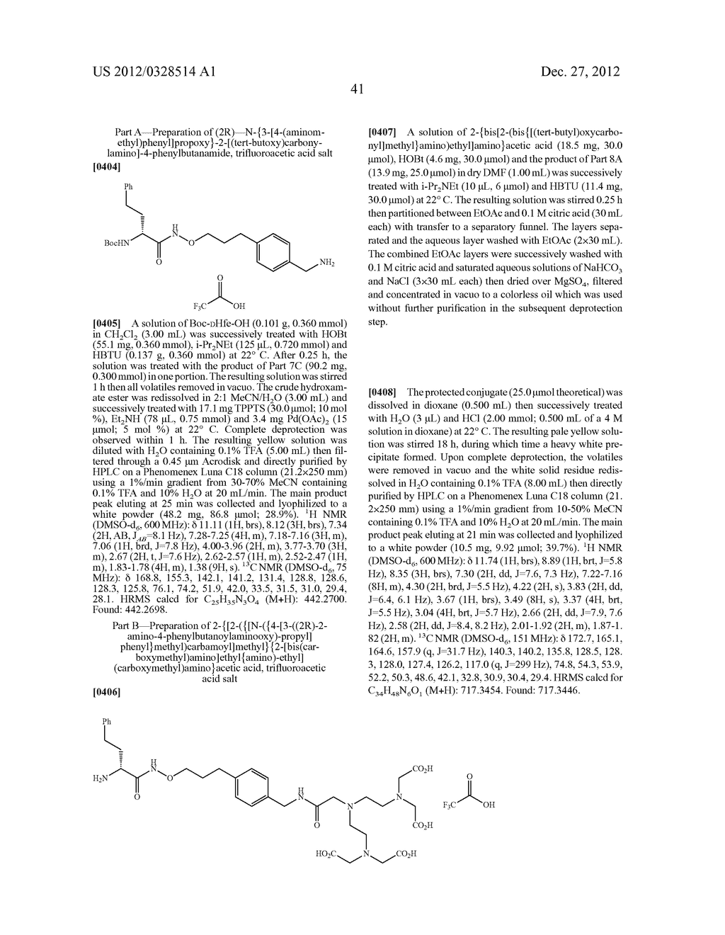 N-ALKOXYAMIDE CONJUGATES AS IMAGING AGENTS - diagram, schematic, and image 43