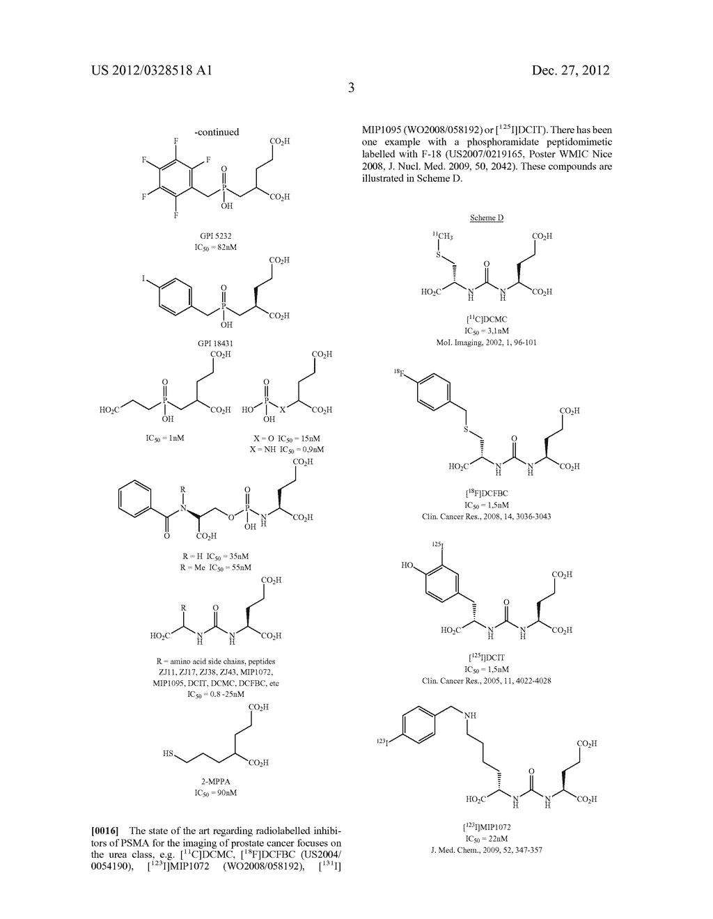 PROSTATE SPECIFIC MEMBRANE ANTIGEN INHIBITORS - diagram, schematic, and image 11