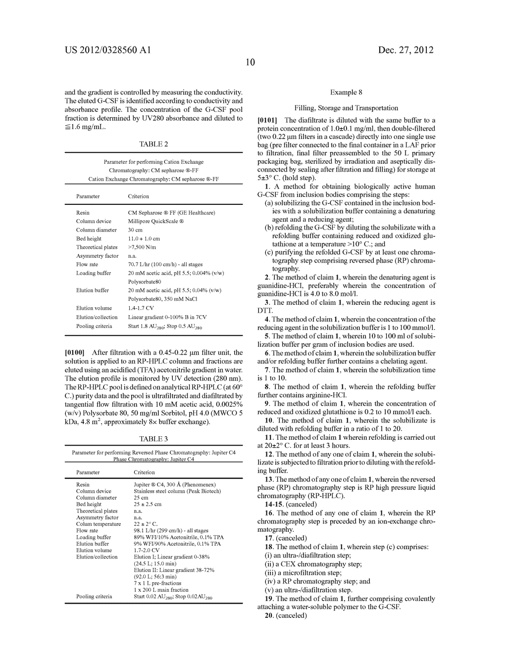 METHOD FOR OBTAINING BIOLOGICALLY ACTIVE RECOMBINANT HUMAN G-CSF - diagram, schematic, and image 14