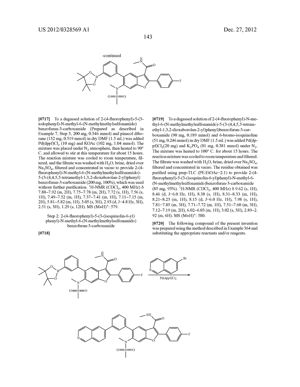 INHIBITORS OF HEPATITIS C VIRUS NS5B POLYMERASE - diagram, schematic, and image 144