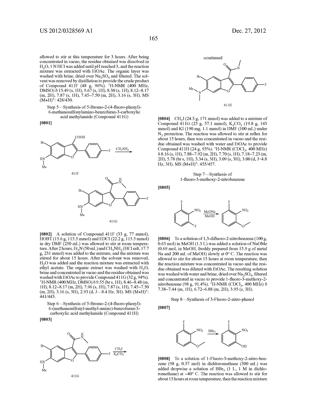 INHIBITORS OF HEPATITIS C VIRUS NS5B POLYMERASE - diagram, schematic, and image 166