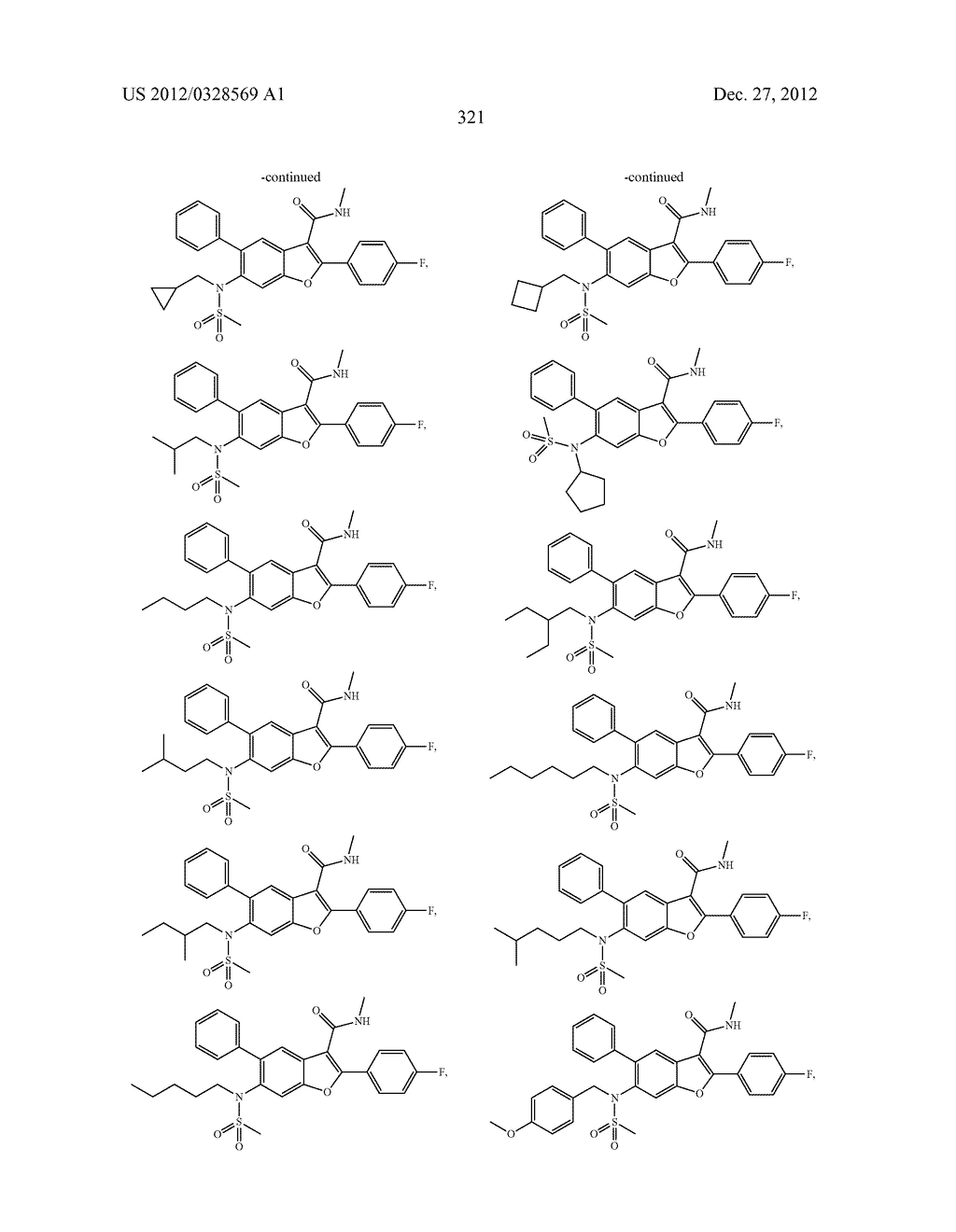 INHIBITORS OF HEPATITIS C VIRUS NS5B POLYMERASE - diagram, schematic, and image 321