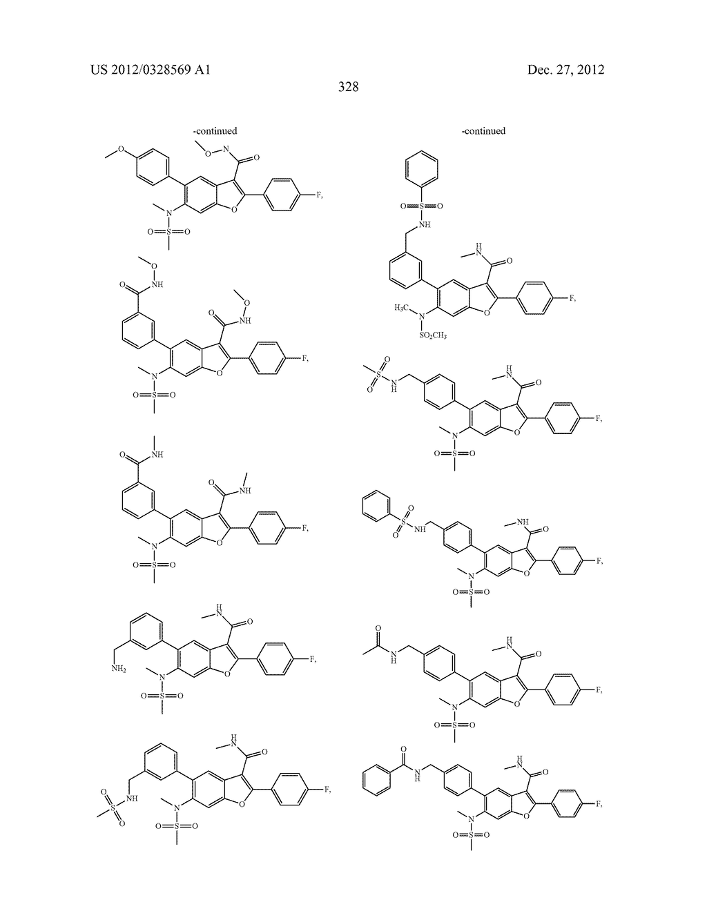 INHIBITORS OF HEPATITIS C VIRUS NS5B POLYMERASE - diagram, schematic, and image 328