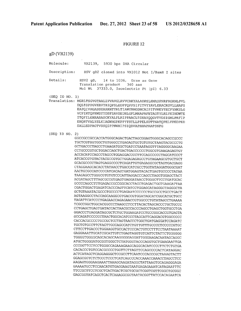 COMPOSITIONS AND METHODS FOR VACCINATING AGAINST HSV-2 - diagram, schematic, and image 24