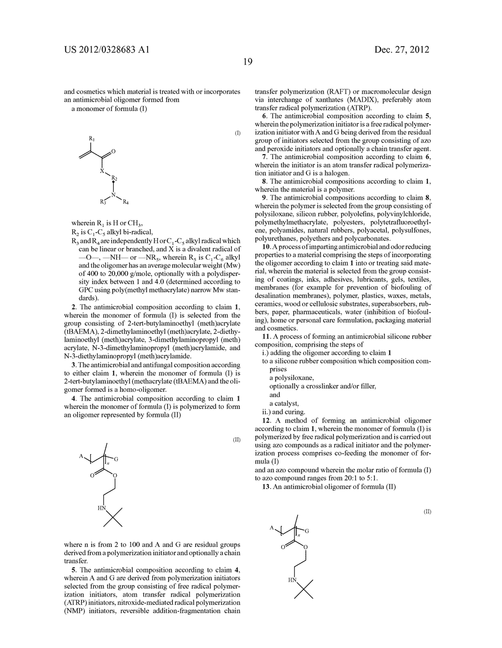 Alkylaminoalkyl oligomers as broad-spectrum antimicrobial agent - diagram, schematic, and image 21