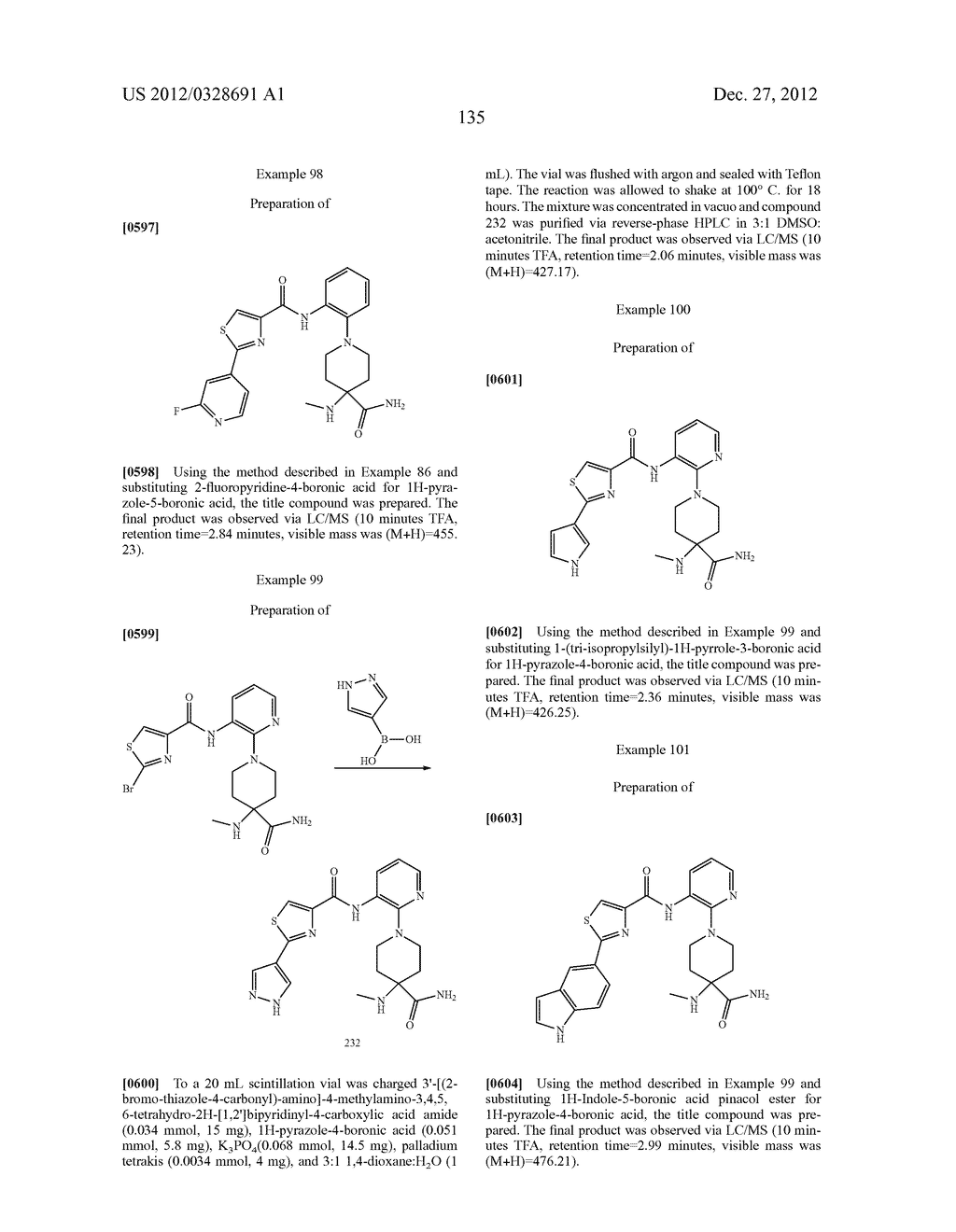 ANILINOPIPERAZINE DERIVATIVES AND METHODS OF USE THEREOF - diagram, schematic, and image 136