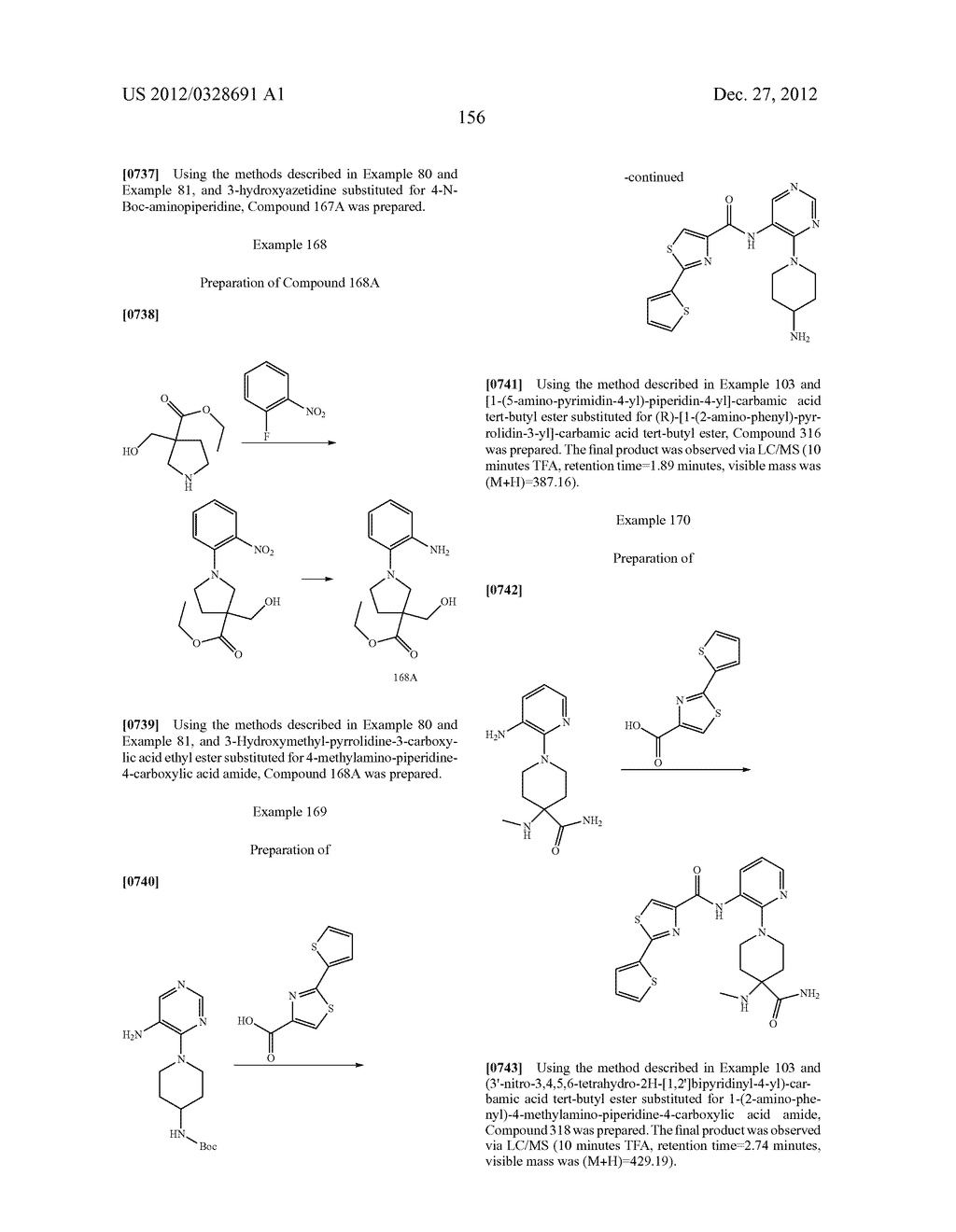 ANILINOPIPERAZINE DERIVATIVES AND METHODS OF USE THEREOF - diagram, schematic, and image 157